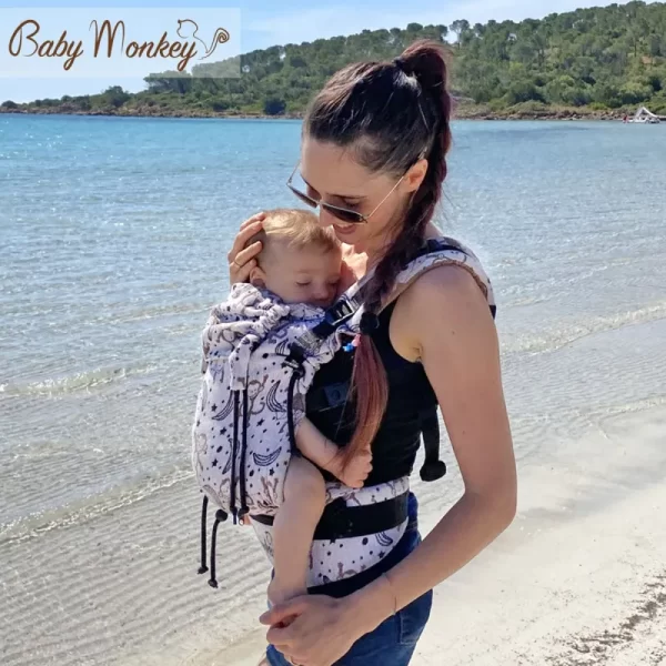 Regolo Mochila Babymonkey – Recién Nacido – Little Monkey Marrón Reverse