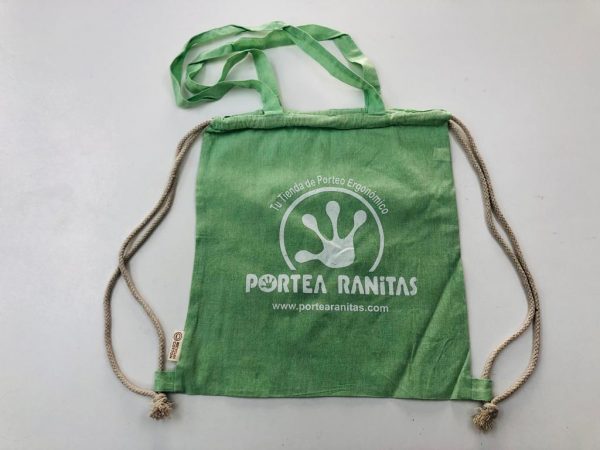 Mochila bolso sostenibñe reciclado portearanitas