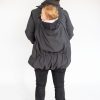 Abrigo Chaqueta de porteo Softshell Macropus – Negro